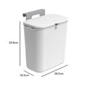 Lixeira Suspensa para Cozinha e Banheiro Compacta 9 Lt