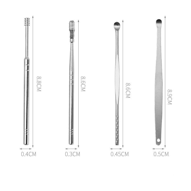 Kit de Limpeza de Ouvido 6 Peças