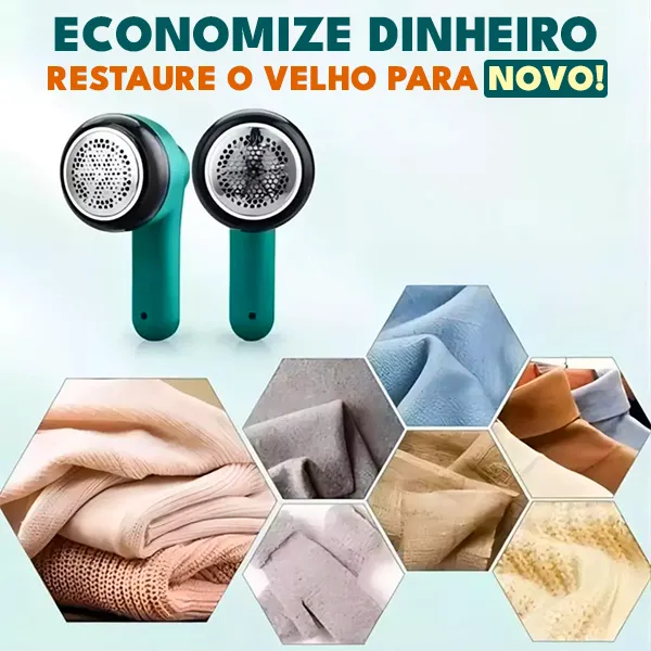 Removedor de Bolinhas Elétrico Sem Fio-Elimine Fiapos e Bolinhas Instantaneamente