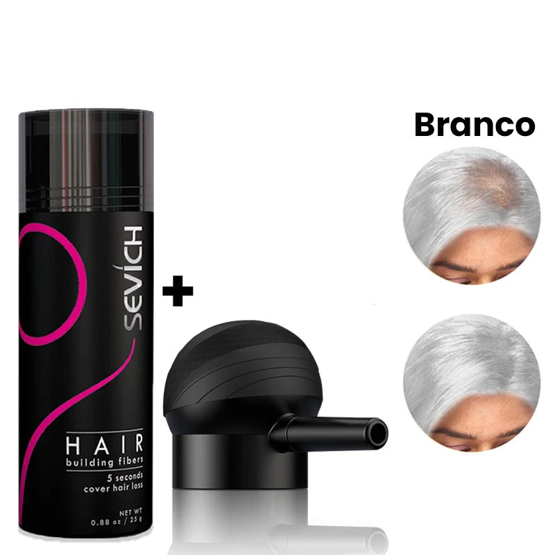 Preenchedor de Fibra Capilar – Cobre Falhas com Volume Natural